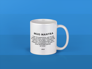 11:11 Mantra Mug - "Everything I Desire..." (WHITE)